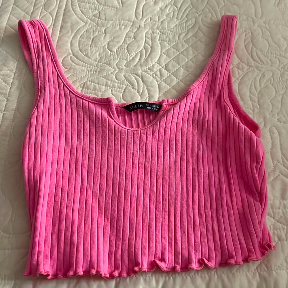 Crop Top Hot Pink